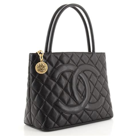 chanel caviar quilted medallion tote|Chanel Medallion Tote .